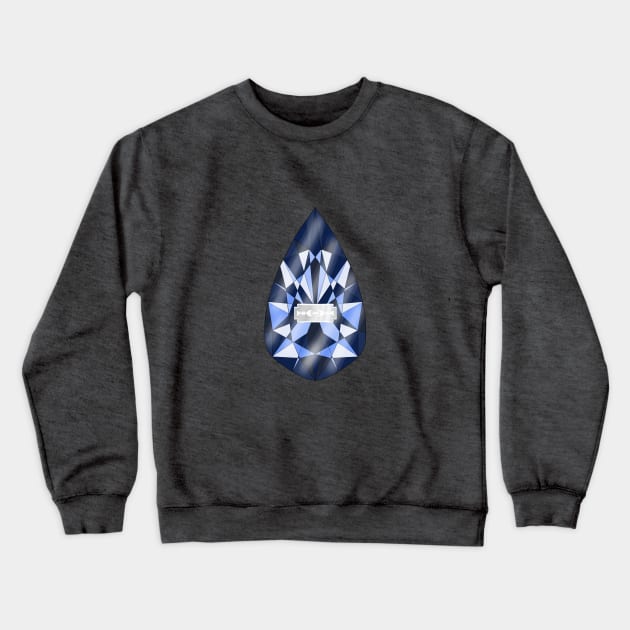 The f**king blue saphire Crewneck Sweatshirt by Letournesol23